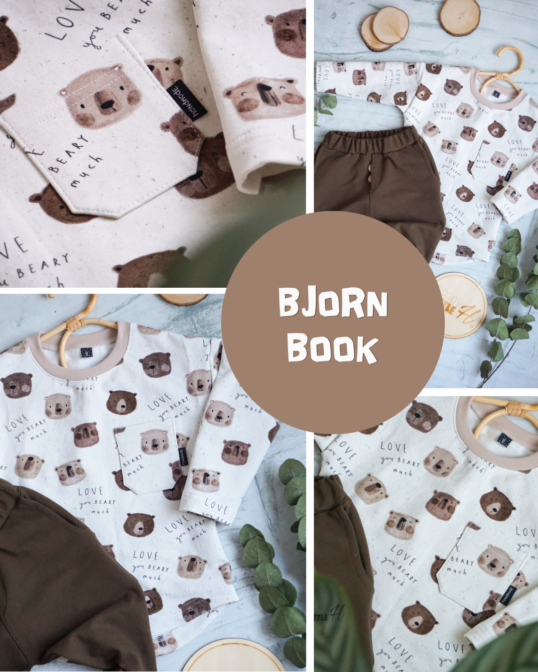 0.5m BIO French Terry Bjorn book *COMING SOON*