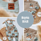 0.5m BIO French Terry Boho Bär