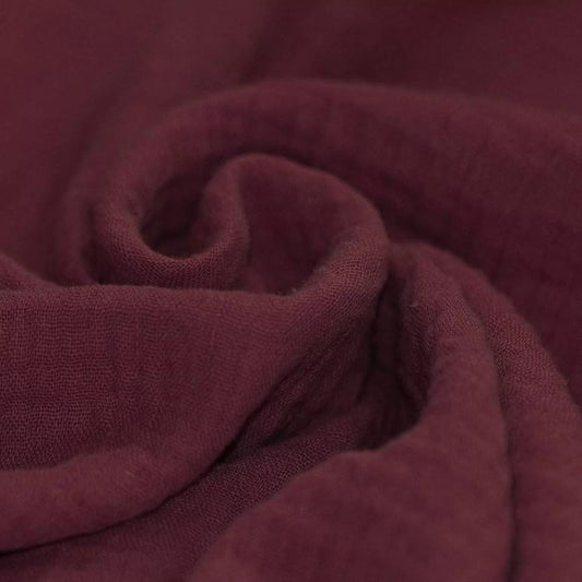 0.5m Musselin bordeaux