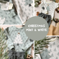 0.5m Biojersey Christmas white