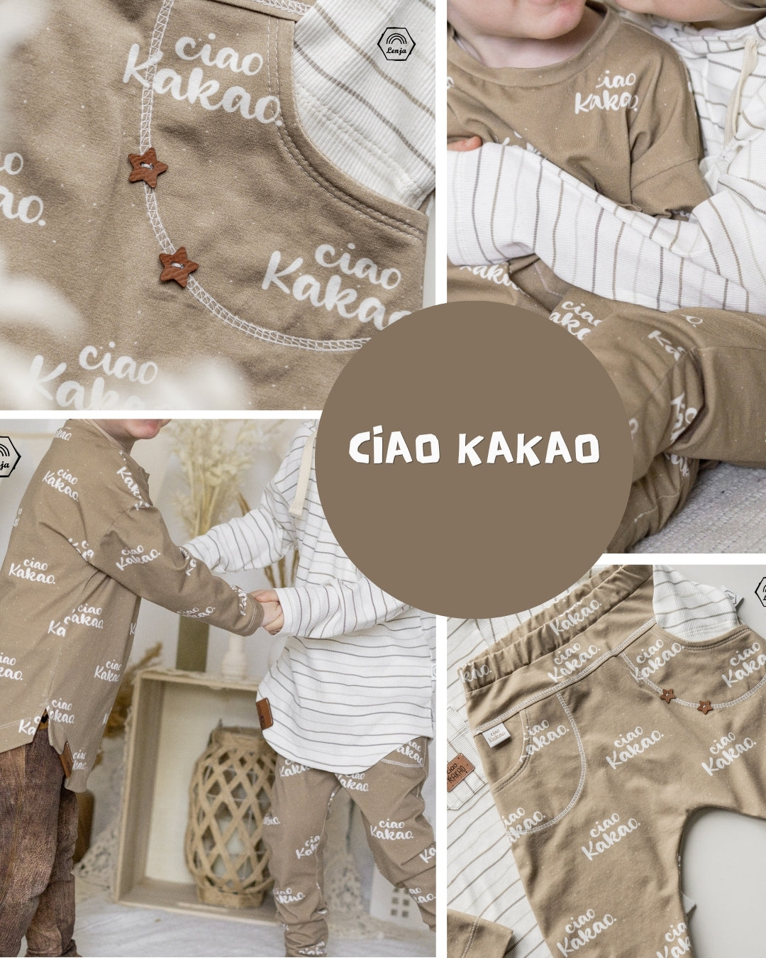 0.5m BIO French Terry Ciao Kakao