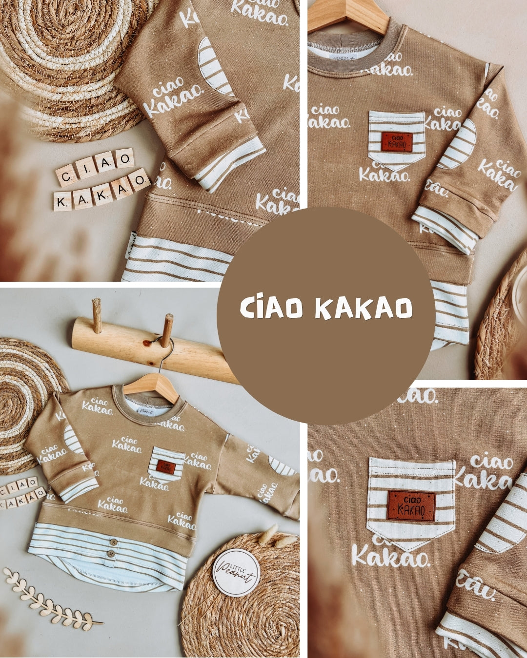 0.5m BIO French Terry Ciao Kakao