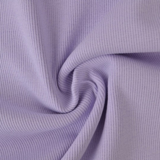 0.5m Bündchen gerippt lavendel