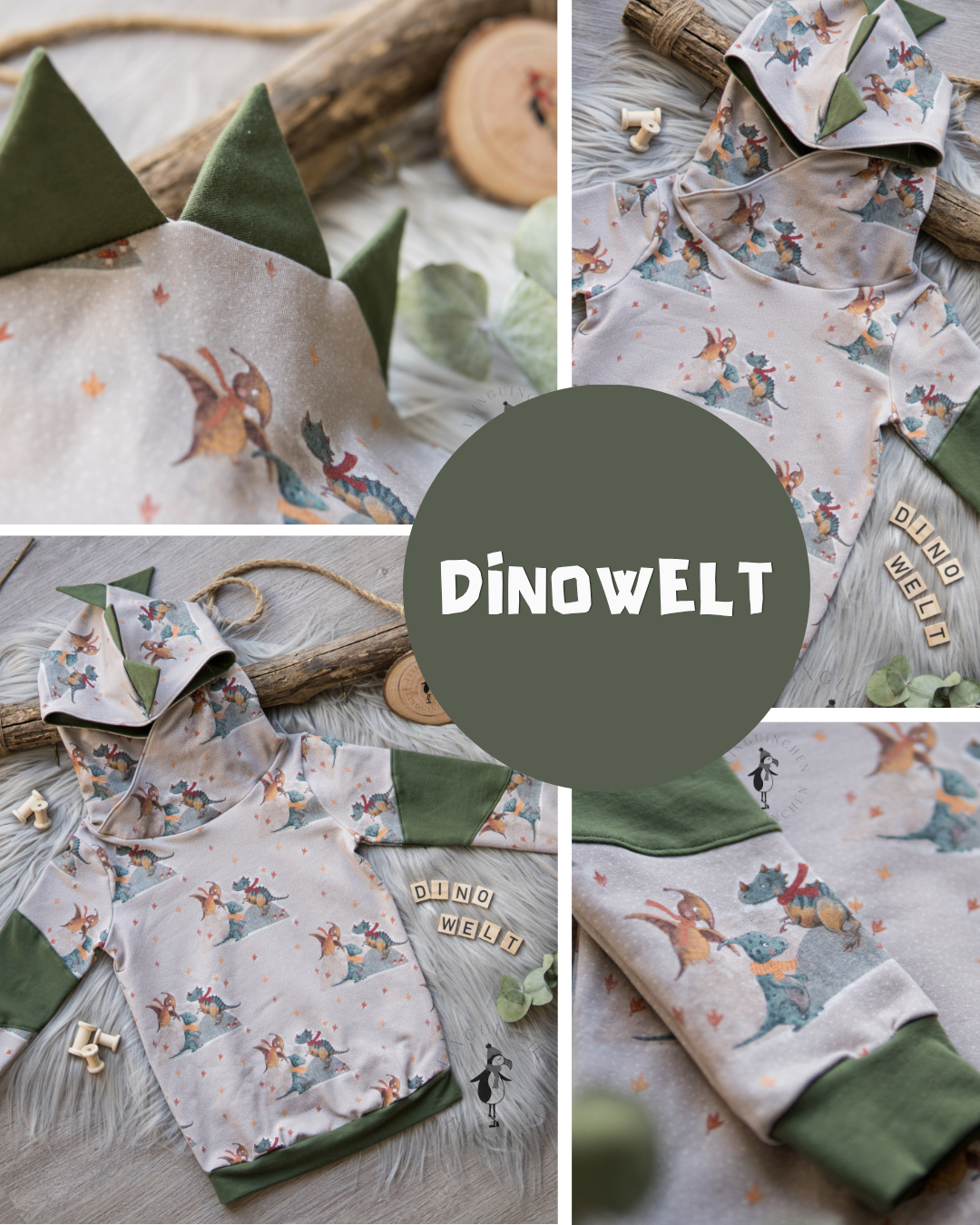 0.5m BIO French Terry Dinowelt *VORBESTELLUNG*