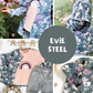0.5m BIO French Terry Evie steel *VORBESTELLUNG*