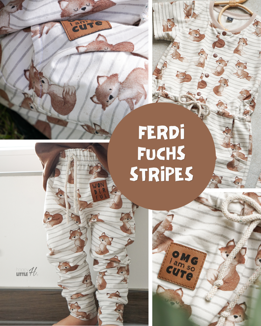 0.5m BIO French Terry Ferdi Fuchs stripes