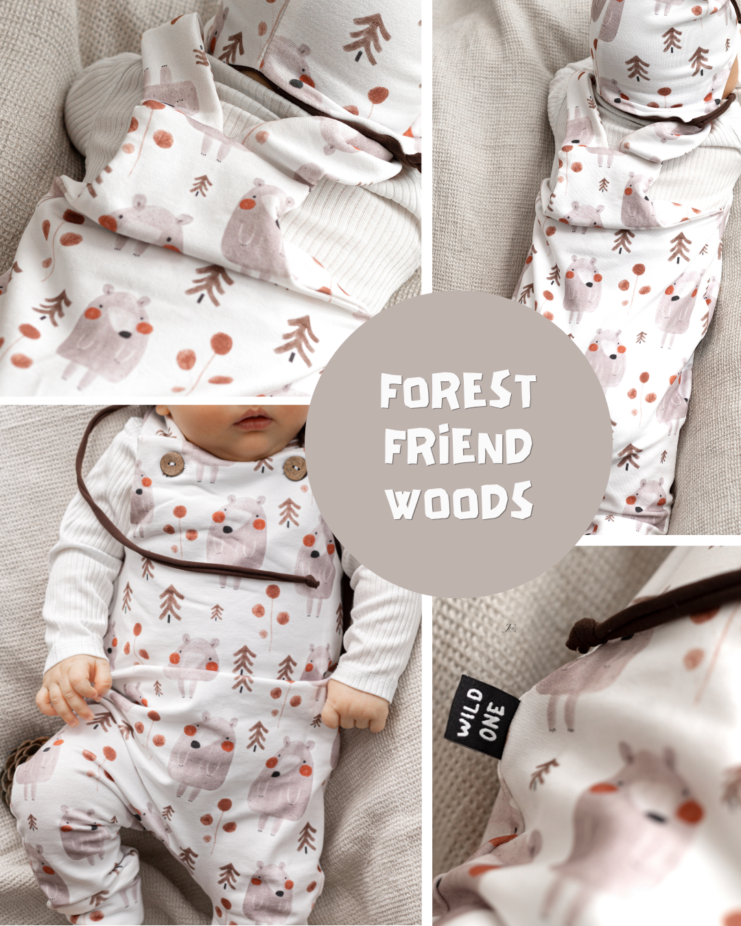 0.5m BIO French Terry Forest Friend Woods *VORBESTELLUNG*