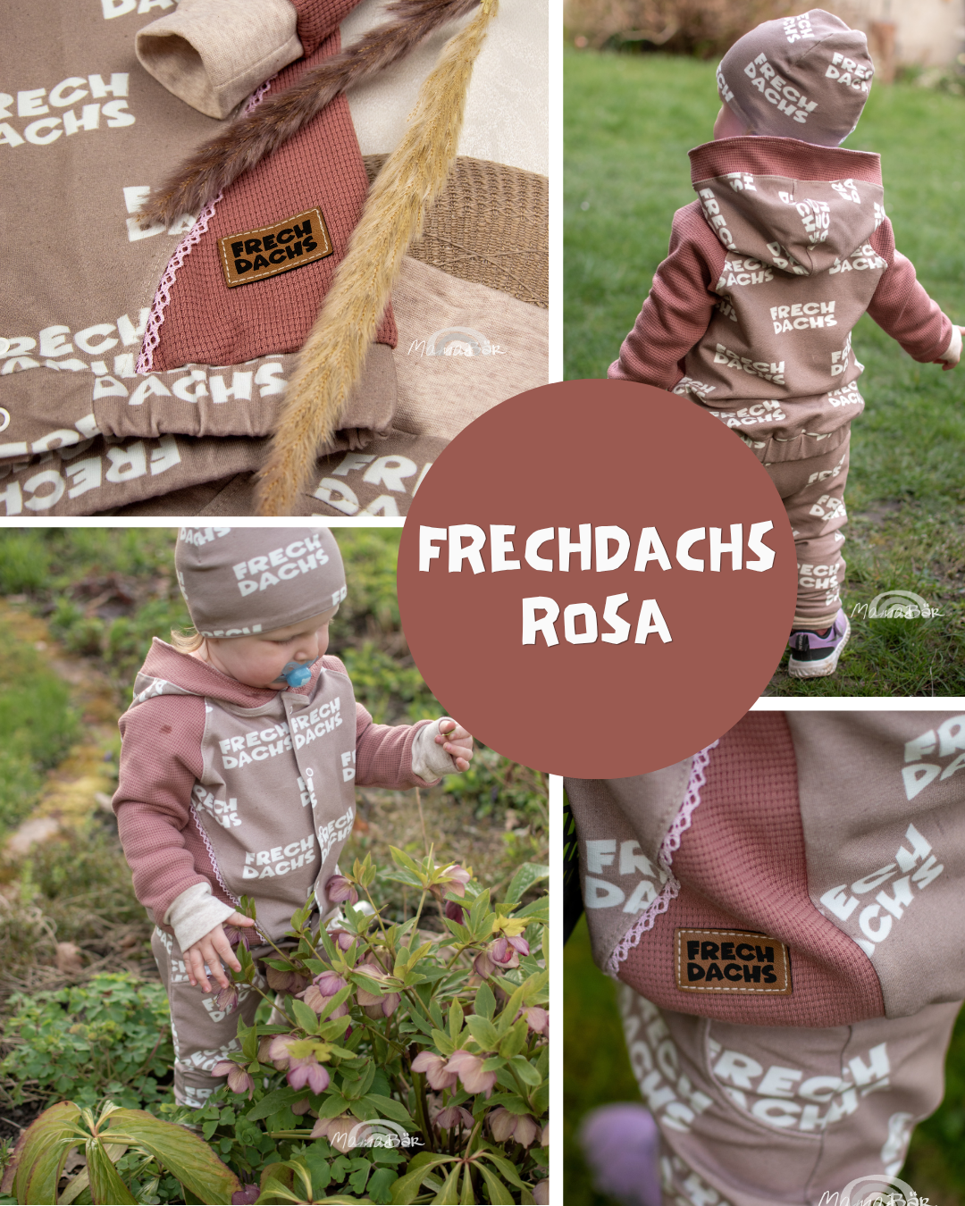 0.5m BIO French Terry Frechdachs blush *VORBESTELLUNG*