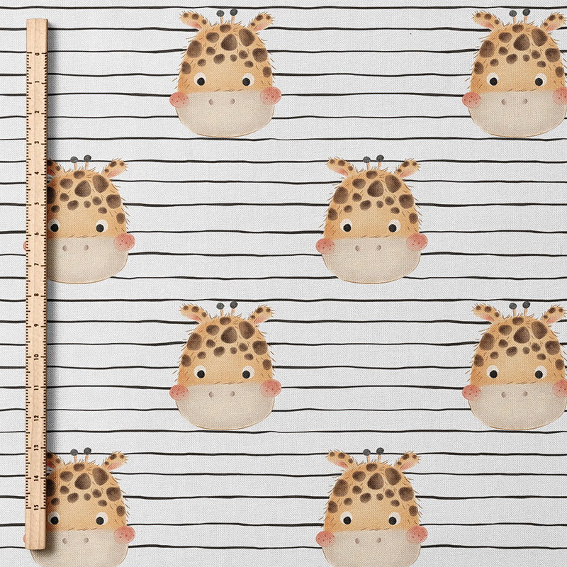 0.5m BIO French Terry Gigi Giraffe *STOFFÜBERSICHT*