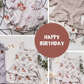 0.5m BIO French Terry Happy Birthday