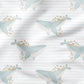 0.5m BIO French Terry Flower-Wal Stripes