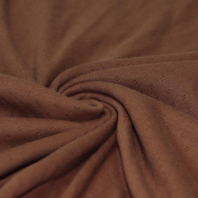 RESTSTÜCK 100cm Feinstrickjersey hellbraun