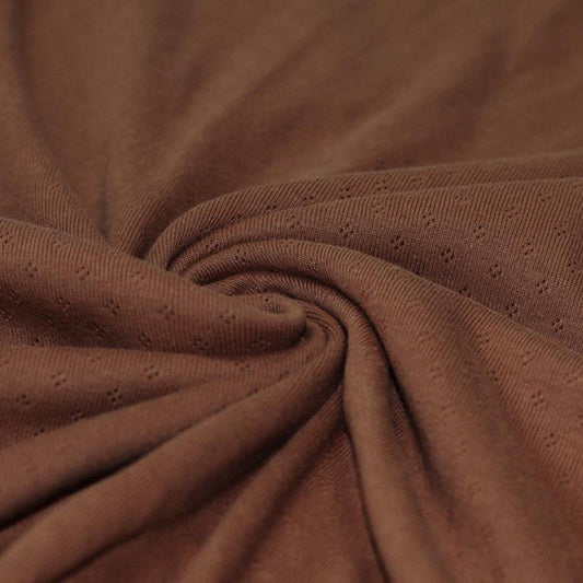 RESTSTÜCK 100cm Feinstrickjersey hellbraun
