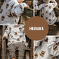 RESTSTÜCK 140cm BIO French Terry Heroes