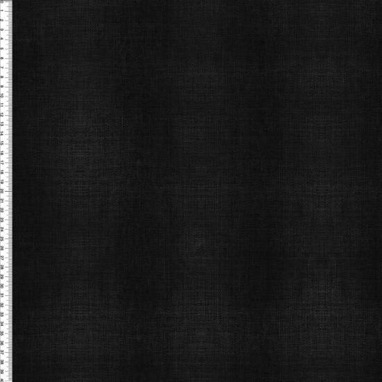 RESTSTÜCK 100cm Bio-French Terry Jeanslook denim-schwarz