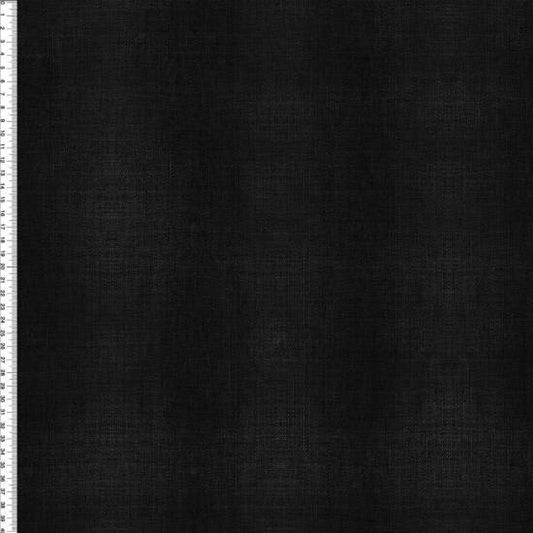 RESTSTÜCK 100cm Bio-French Terry Jeanslook denim-schwarz