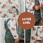 RESTSTÜCK 95cm Biojersey Kater Karl