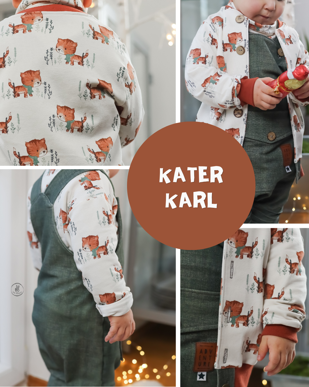 RESTSTÜCK 95cm Biojersey Kater Karl