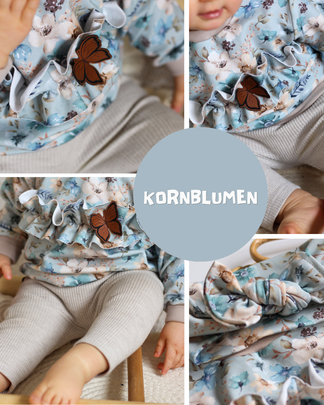0.5m BIO Ribjersey Kornblumen