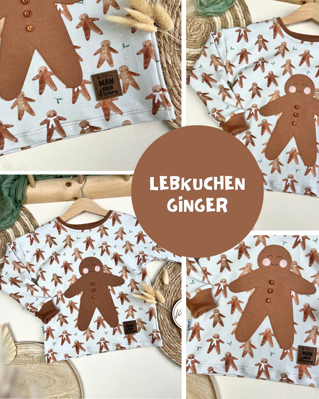 0.5m BIO French Terry Lebkuchen Ginger *STOFFÜBERSICHT*
