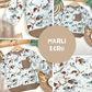 0.5m BIO French Terry Marli ecru