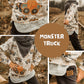 0.5m BIO French Terry Monster Truck cream