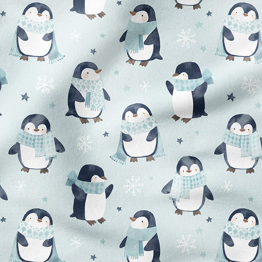 0.5m BIO French Terry Pinguin ice