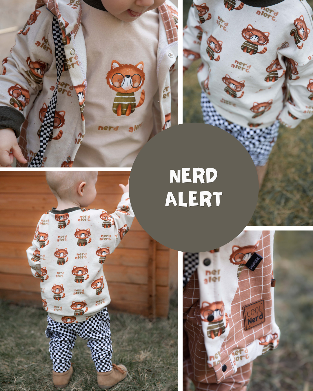 0.5m BIO French Terry Nerd Alert *VORBESTELLUNG*