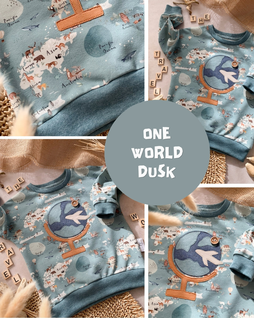 0.5m BIO French Terry One World dusk