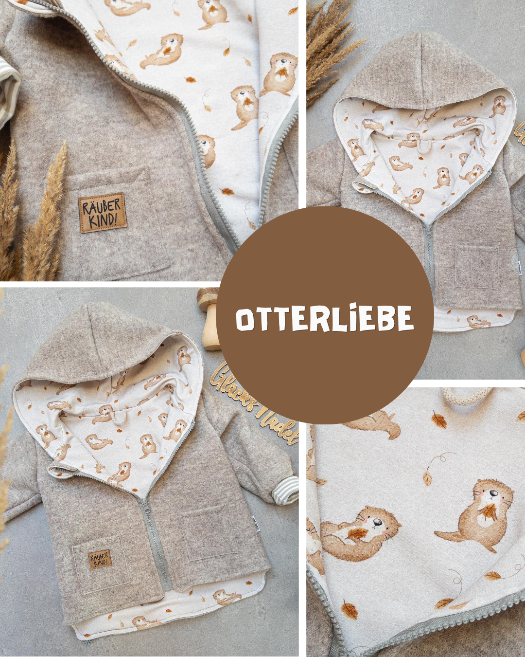 0.5m BIO French Terry Otterliebe *STOFFÜBERSICHT*