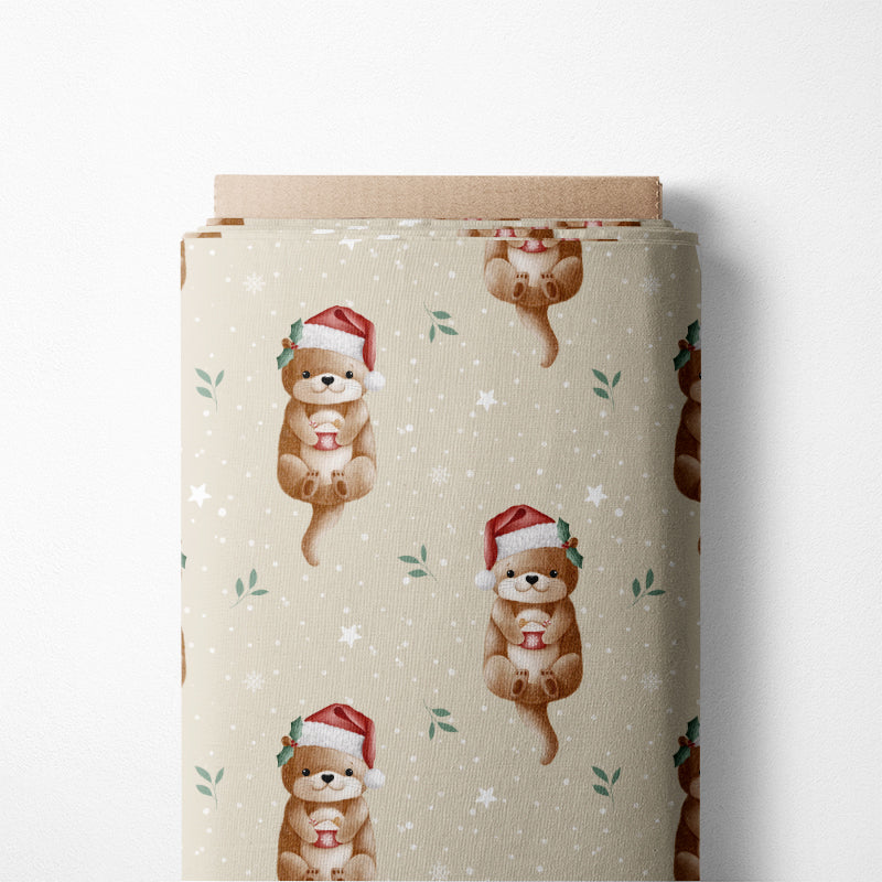 0.5m BIO French Terry Christmas-Otter