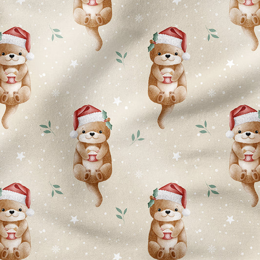 0.5m BIO French Terry Christmas-Otter