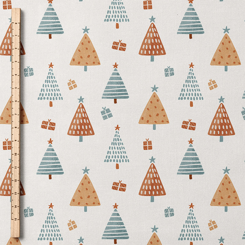 0.5m BIO French Terry Christmas Trees