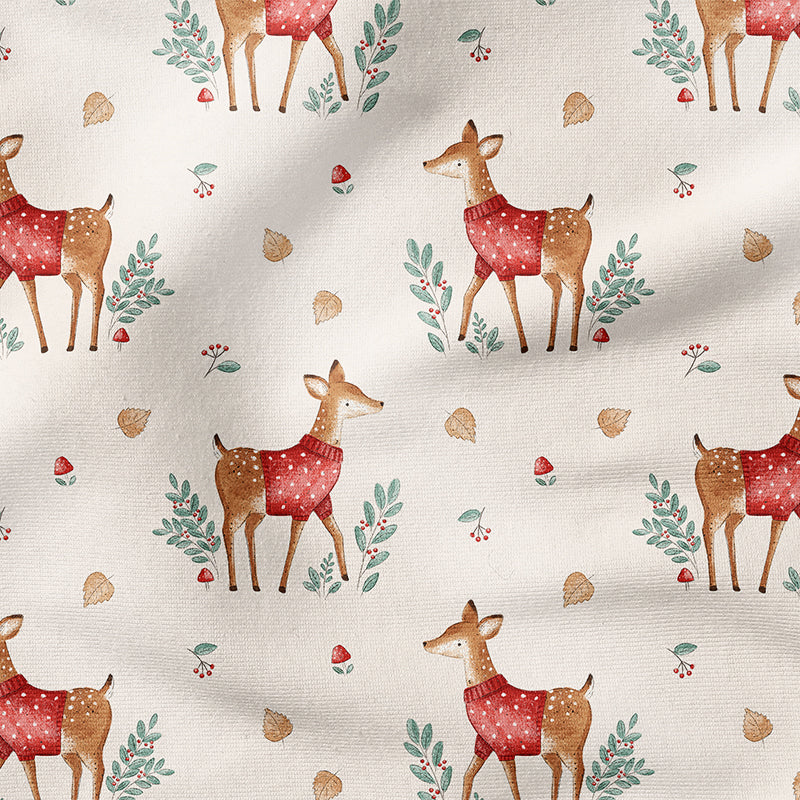 0.5m BIO French Terry Deer Autumn