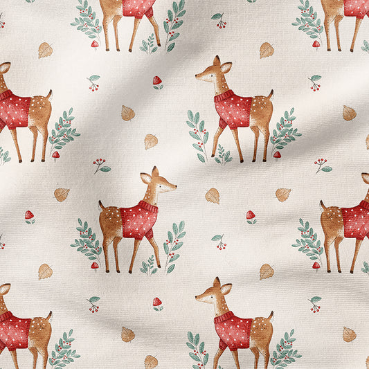 0.5m BIO French Terry Deer Autumn