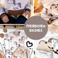 0.5m BIO French Terry Pferdchen Dashes