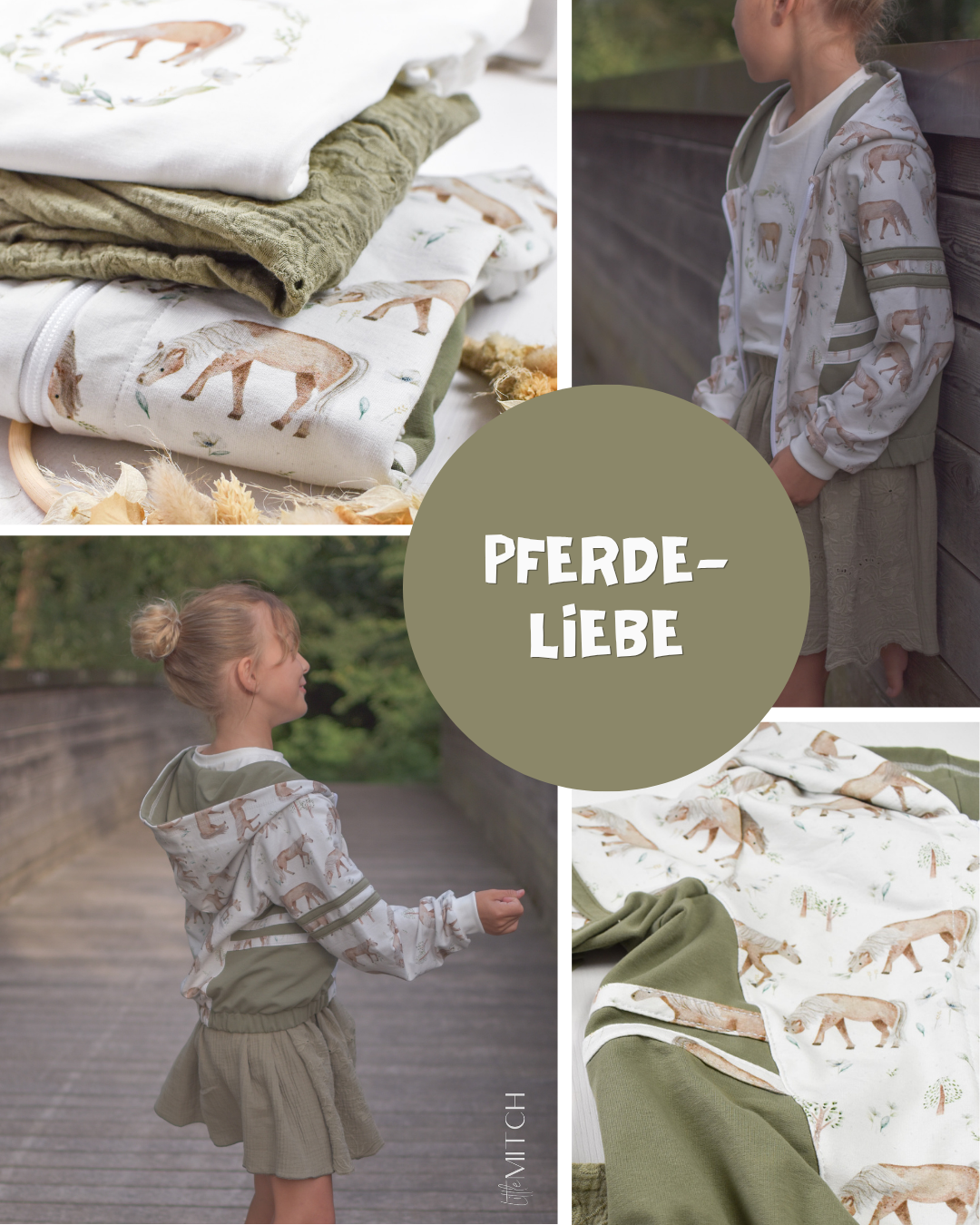 0.5m BIO French Terry Pferdeliebe *STOFFÜBERSICHT*