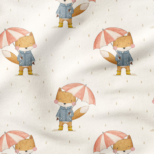 0.5m BIO French Terry Umbrella-Foxi