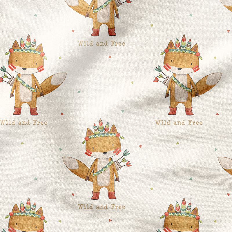 0.5m BIO French Terry Wild and Free Foxi