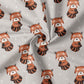 0.5m BIO French Terry Roter Panda cream *VORBESTELLUNG*