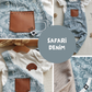 0.5m BIO French Terry Safari denim *VORBESTELLUNG*
