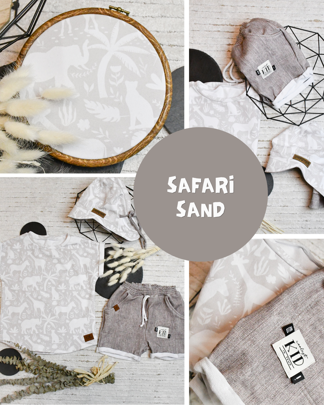 0.5m BIO French Terry Safari sand *VORBESTELLUNG*