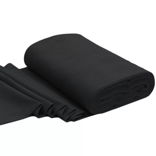 0.5m Bündchen schwarz