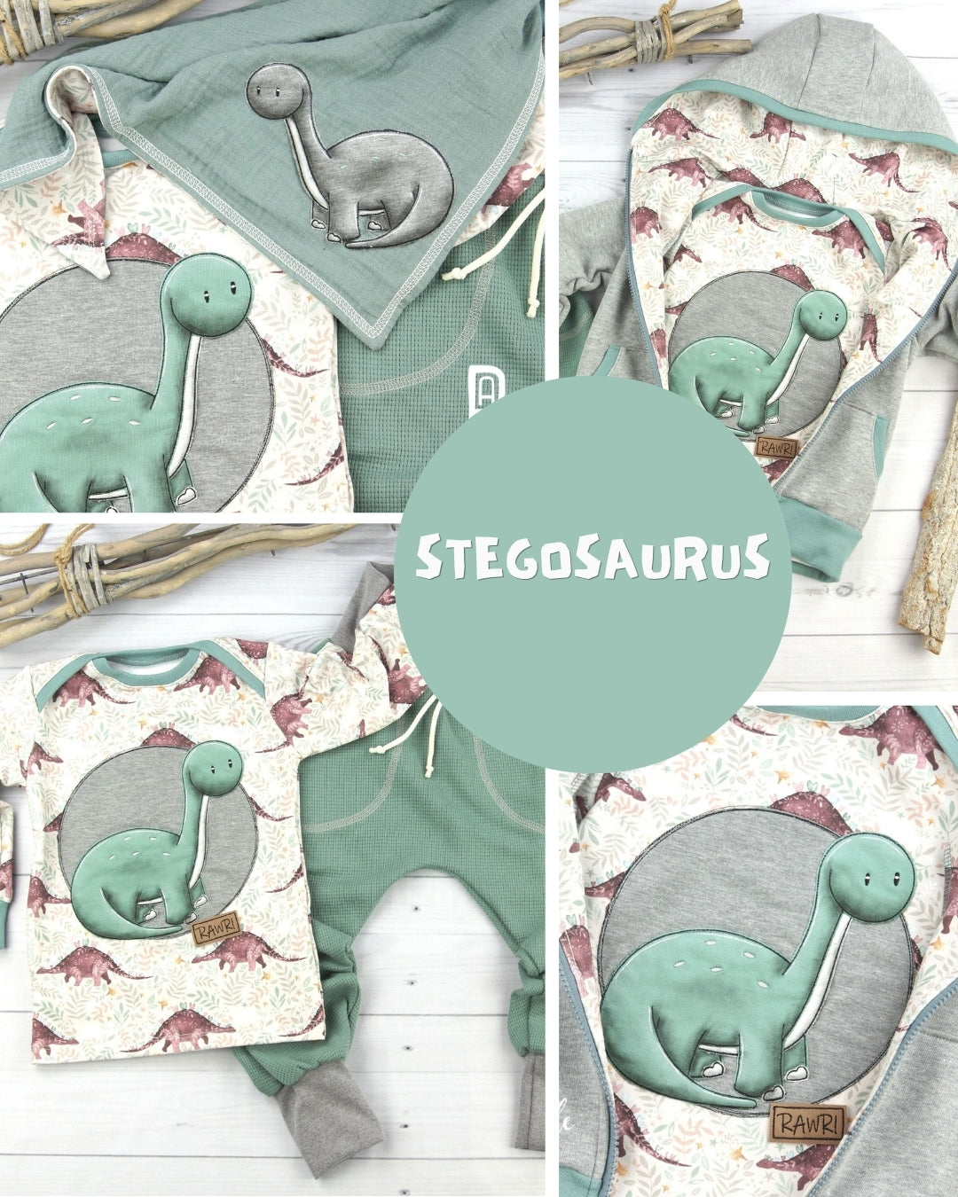 0.5m BIO French Terry Stegosaurus *STOFFÜBERSICHT*