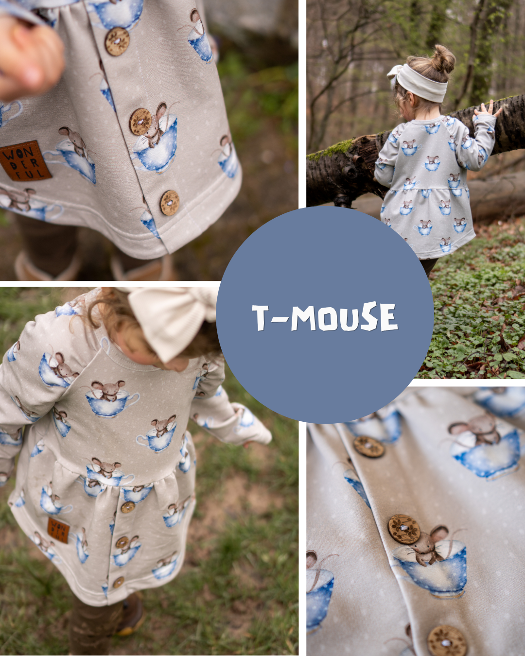 0.5m BIO French Terry T-Mouse *VORBESTELLUNG*