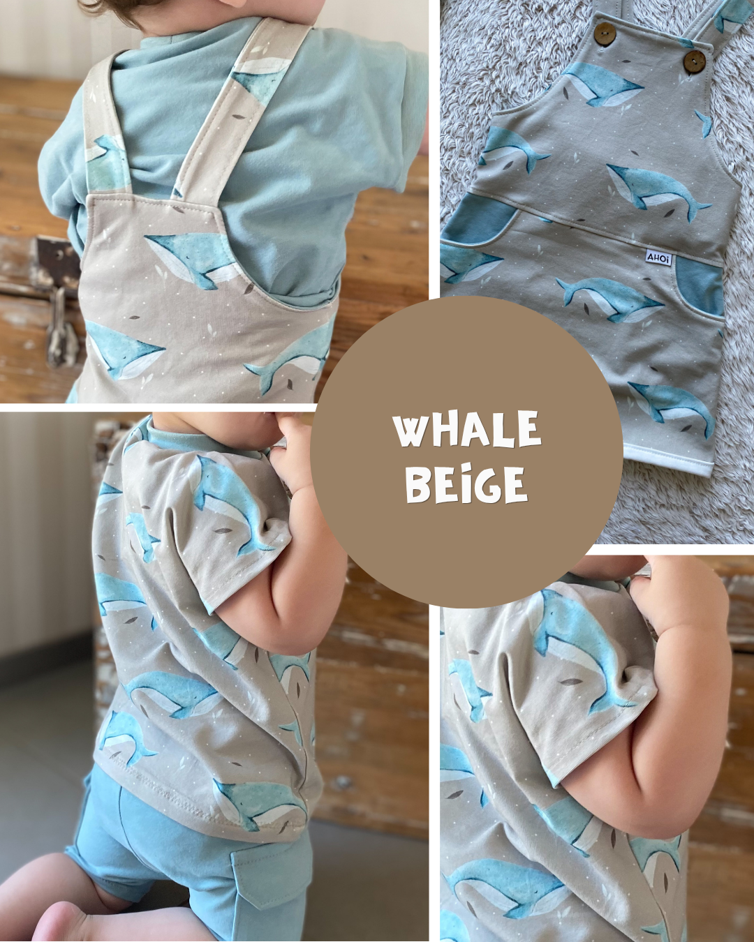 0.5m BIO French Terry Whale beige *VORBESTELLUNG*