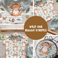 0.5m BIO French Terry Wild One Rough Stripes *VORBESTELLUNG*