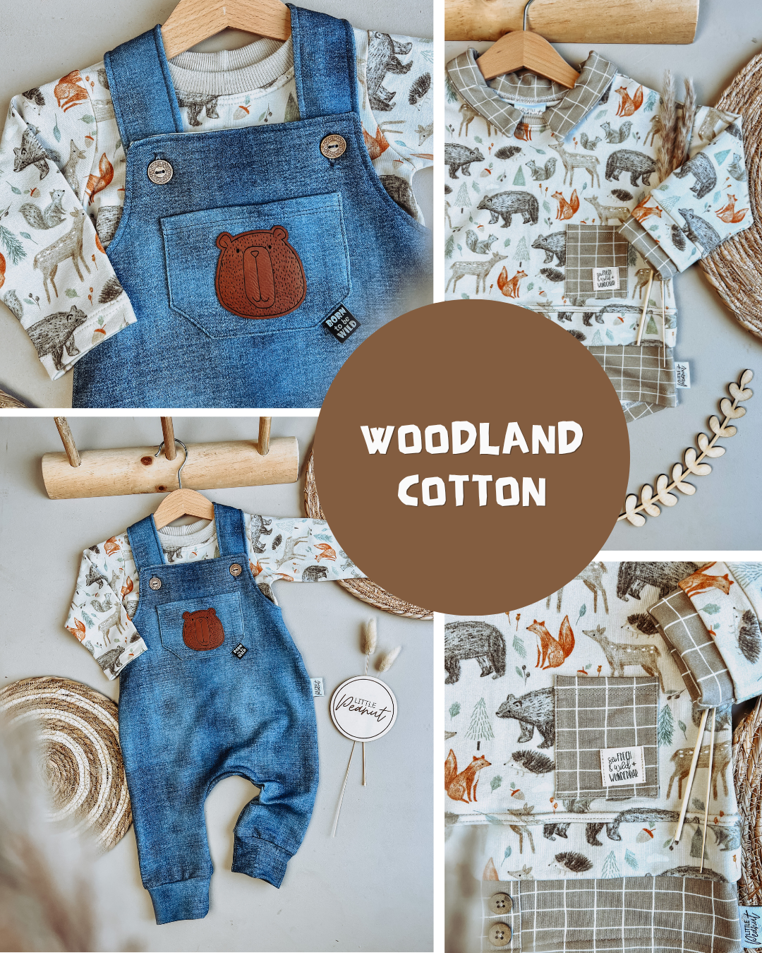 0.5m BIO French Terry Woodland cotton *STOFFÜBERSICHT*