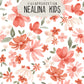 0.5m BIO French Terry Mabel Flowers