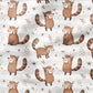 0.5m BIO French Terry Roter Panda stripes *VORBESTELLUNG*